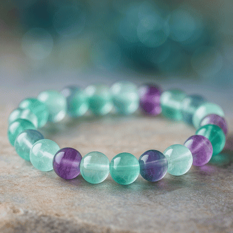 フローライトの意味と効果｜学習運と癒しをサポートする天然石ブレスレット