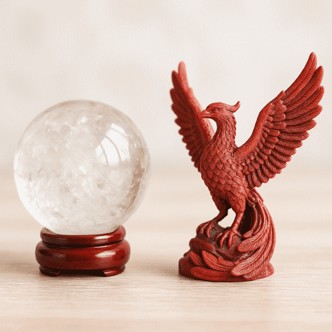 水晶玉 朱雀の意味と効果