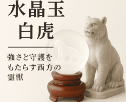 水晶玉 白虎の意味と効果