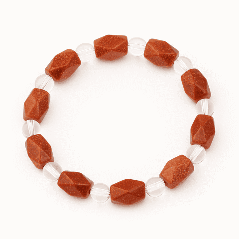 ゴールドストーンブレスレット