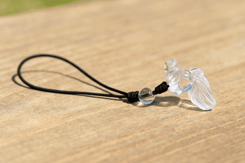 水晶ストラップ