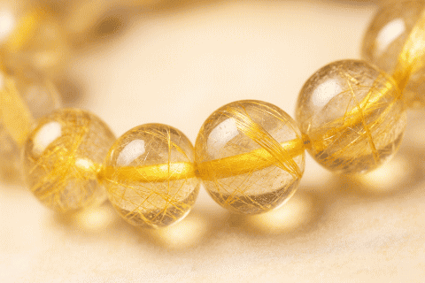 ルチルクォーツブレスレット