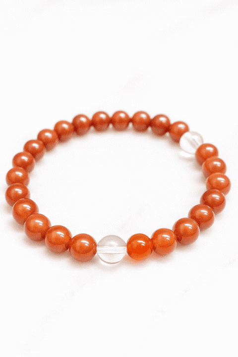 レッドメノウブレスレット